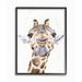 Ebern Designs Beckey Large Giraffe Face Head Watercolor Painting Wall Décor Wood in Brown | 30 H x 24 W x 1.5 D in | Wayfair