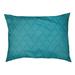 Tucker Murphy Pet™ Byrge Lattice Dog Pillow Polyester in Blue | 14 H x 42.5 W x 32.5 D in | Wayfair D4642DF3B1C247638D08FE46D04C57FA