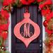 The Holiday Aisle® Christmas Ornament Decorative Holiday Sign Wood in Red | 18 H x 15 W x 0.25 D in | Wayfair AAEC0322B6CD4E5C9C478883AC47BB3B