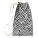 East Urban Home Mcguigan Herringbone Laundry Bag Fabric in Gray/White | Medium (36" H x 28" W x 1.5" D) | Wayfair 6D834A44E4DD4EBCA904016E1D3E483D