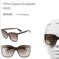 Gucci Accessories | 57mm Square Sunglasses Gucci Price$275.00 | Color: Brown | Size: Os