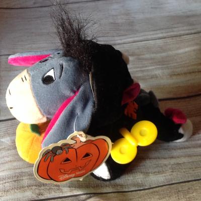 Disney Other | Disney Store 7" Wind-Up Plush Halloween Eeyore | Color: Black | Size: N/A