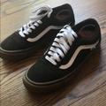 Vans Shoes | *Vans* Men Bulk Suede Sneakers_sz:9.5_like New | Color: Black/White | Size: 9.5