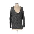 Old Navy Pullover Sweater: Black Marled Tops - Women's Size X-Small