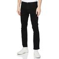 Wrangler Men's Larston Slim Jeans, Black (Black Valley 19a), 33W 34L UK