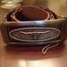 Nine West Accessories | Nine West Brown Leather Studded Belt | Color: Brown/Silver | Size: Small