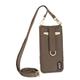 Vaultskin VICTORIA Crossbody Wallet Case, Lanyard with Card Holder (Brown - Leather Strap, for iPhone XS Max)