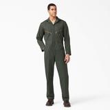 Dickies Men's Big & Tall Deluxe Blended Long Sleeve Coveralls - Olive Green Size L (48799)