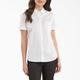 Dickies Women's Button-Up Shirt - White Size L (FS212)