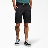 Dickies Men's Slim Fit Work Shorts, 11" - Black Size 28 (WR849)