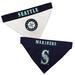 MLB American League Reversible Bandana for Dogs, Small/Medium, Seattle Mariners, Multi-Color