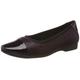 Clarks Damen Un Darcey Cap Slipper, Braun (Aubergine Combi Aubergine Combi)