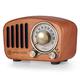 Vintage Radio Retro Bluetooth Speaker- Greadio Cherry Wooden FM Radio with Old Fashioned Classic Style, Strong Bass Enhancement, Loud Volume, Bluetooth 4.2 Connection, TF Card Slot & MP3 Player