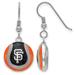 Women's San Francisco Giants Sterling Silver Enameled Baseball Earrings