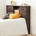 South Shore Asten Bookcase Headboard Wood in Brown | 40.25 H x 43.25 W x 9.5 D in | Wayfair 12734