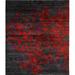 Black/Red 96 W in Rug - Brayden Studio® One-of-a-Kind Oswald Hand-Knotted Gray 8' x 10' Area Rug Silk/Wool | Wayfair