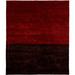 Black/Brown 96 W in Rug - Brayden Studio® One-of-a-Kind Brendon Hand-Knotted Traditional Style Red 8' x 10' Wool Area Rug Wool | Wayfair
