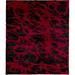 Black/Brown 96 W in Rug - Brayden Studio® One-of-a-Kind Boxford Hand-Knotted Traditional Style Red 8' x 10' Wool Area Rug Wool | Wayfair
