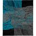 Black/Blue 144 W in Rug - Brayden Studio® One-of-a-Kind Karole Hand-Knotted Traditional Style Blue/Gray/Black 12' x 18' Wool Area Rug Wool | Wayfair