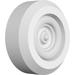 Ekena Millwork 3 W x 3 H x 3/4 P Standard Grayson Bullseye Rosette with Beveled Edge (2-Pack)