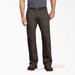 Dickies Men's Relaxed Fit Duck Carpenter Pants - Rinsed Black Olive Size 30 (DU250)