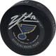 Jordan Binnington St. Louis Blues Autographed Home of the 2020 NHL All-Star Game Official Puck