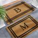 Monogrammed Coir Border Door Mat - Classic Border, 30" X 48", Non-Monogrammed - Grandin Road