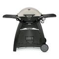 Weber Q 3200, Titanium Aluminum/Cast Iron in Gray | 43.5 H x 50.2 W x 21 D in | Wayfair 57060001