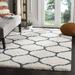 Hudson Shag Collection 9' X 12' Rug in Ivory And Slate Blue - Safavieh SGH280T-9