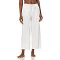 PJ Harlow womensPJP52Jolie Capri Pajama Bottoms - White - X-Large