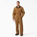 Dickies Men's Duck Insulated Coveralls - Brown Size L (TV239)