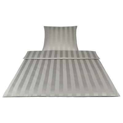 Elegante Mako-Satin Bettwäsche »Noblesse« Silber 2245-19 Bettwäsche / 200x200 cm / 80x80 cm Image