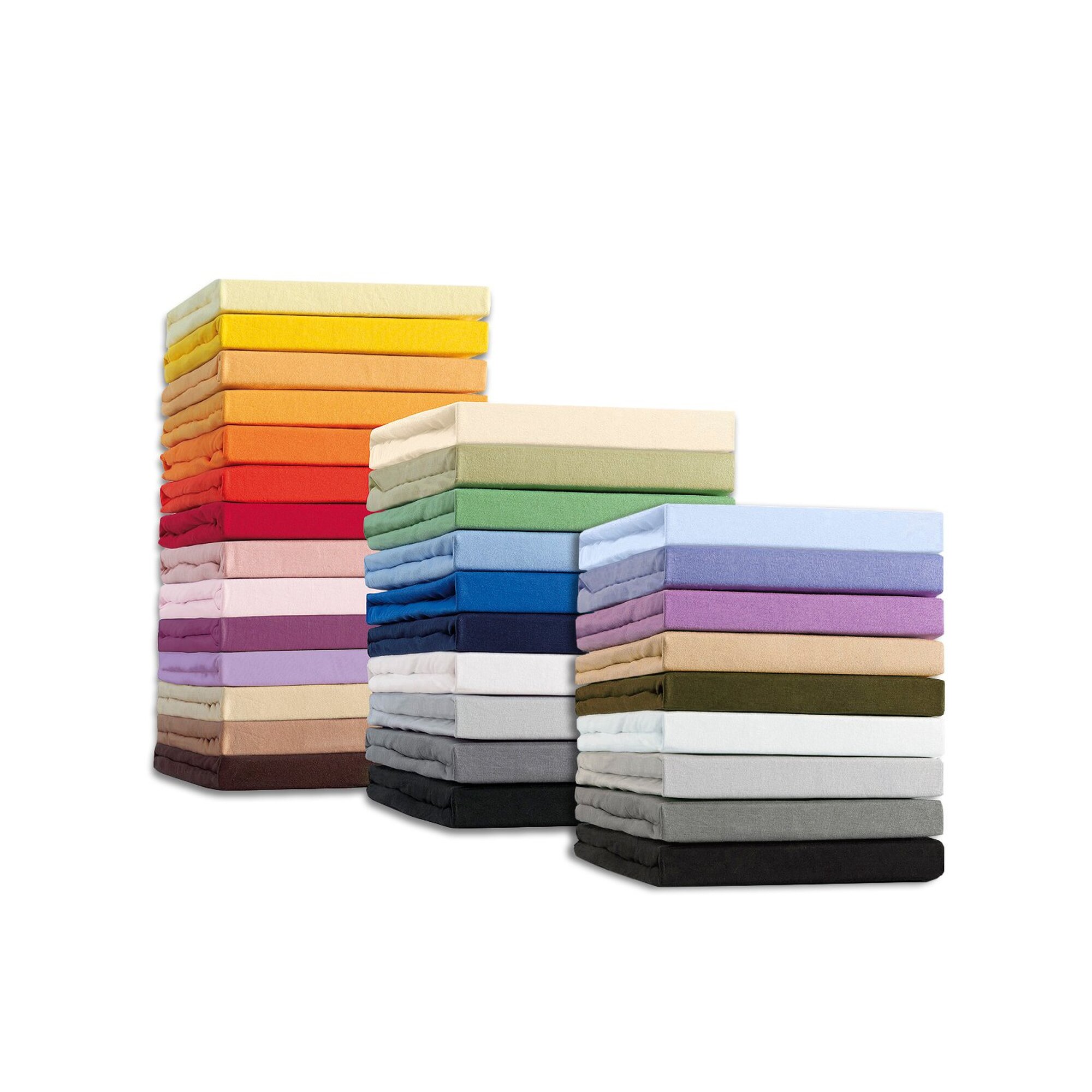 Formesse »Bella Donna« Jersey Topper Spannbetttuch La Piccola 0704 mango / 90x200 cm