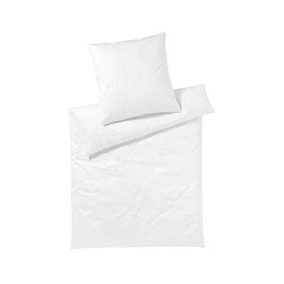 Elegante Mako-Satin Bettwäsche »Solid« Weiß 6800-00 Bettwäsche 155x220 cm / 80x80 cm Image