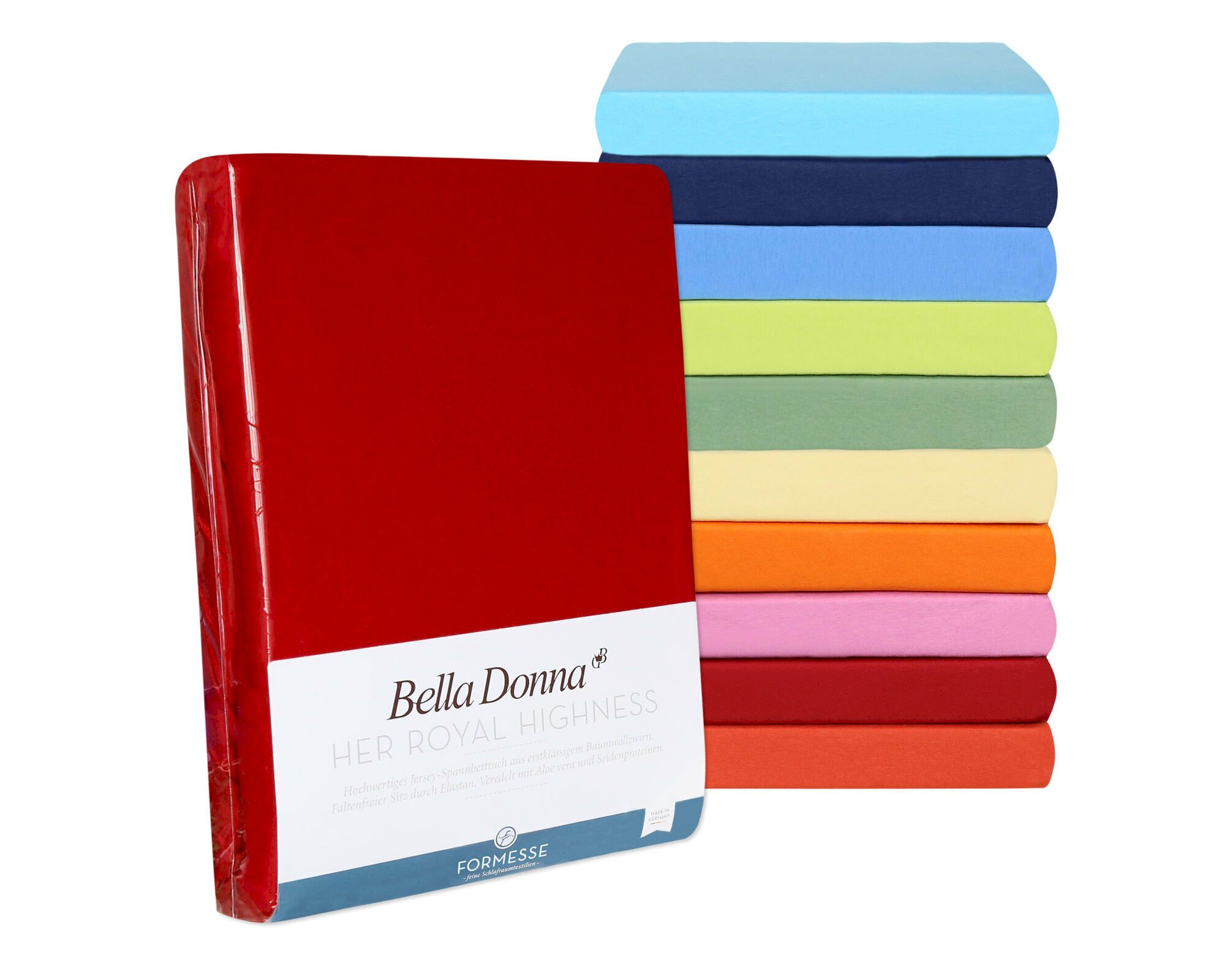 Formesse »Bella Donna« Jersey Boxspring Spannbetttuch Alto 0122 muskat / 140x200 - 160x220 Image