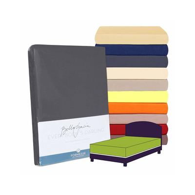 Formesse »Bella Gracia« Boxspring Spannbetttuch Alto 0215 hellanthrazit / 140x200 - 160x220 cm Image