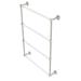 Allied Brass Pacific Beach 4 Tier 24.6" Wall Mounted Towel Bar Metal in Gray | 35.2 H x 5 D in | Wayfair PB-28T-24-PNI