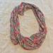 American Eagle Outfitters Accessories | Ae Infinity Scarf | Color: Cream/Pink | Size: Os