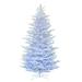 Vickerman 631263 - 5.5' x 47" Flocked Cedar Pine 1500 Pure White and Blue Lights Christmas Tree (G197152LED)