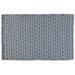 Gerson 94788 - 24.00"L x 36.00"W x 0.25"H Recycled Polyester Blue and Ivory Woven Rug Home Goods