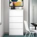 Upper Square™ Harietta 4-Drawer Lateral Filing Cabinet Metal/Steel in White | 52.5 H x 36 W x 18.6 D in | Wayfair 06900D4989FF4928BB6C1C93248B50D0