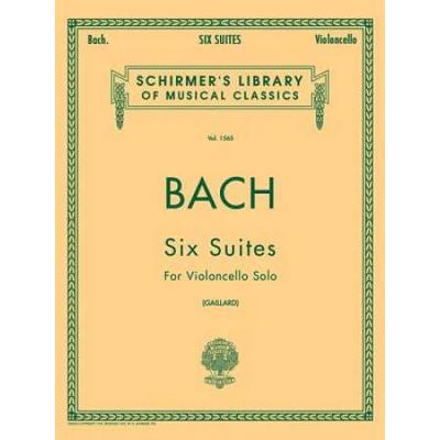 6 Suites: Schirmer Library Of Classics Volume 1565 Cello Solo