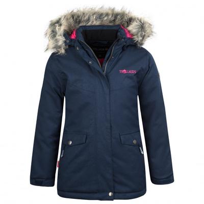 Trollkids - Girl's Oslo Coat XT - Mantel Gr 128 blau