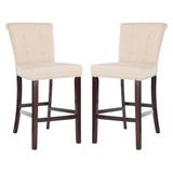 Taylor Bar Stool in Beige - Safavieh BST6300C-SET2