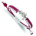Women's Alabama Crimson Tide Stainless Steel Color Bracelet