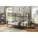 Brantley Queen/Queen Bunk Bed in Sandy Black & Dark Bronze Hand-Brushed - Acme Furniture 37720