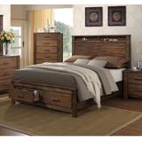 Merrilee Eastern King Bed w/Storage in Oak - Acme Furniture 21677EK