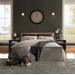 Brancaster Queen Bed w/ Storage in Retro Brown Top Grain Leather & Aluminum - Acme Furniture 26220Q