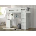 Nerice Loft Bed in White & Gray - Acme Furniture 38050