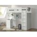 Nerice Loft Bed in White & Gray - Acme Furniture 38050